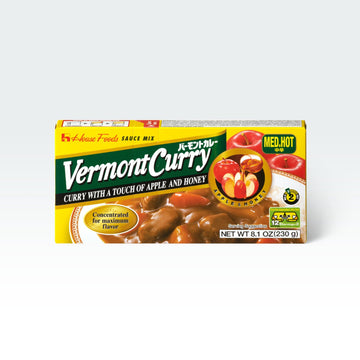 House Foods Vermont Curry Sauce Mix Medium Hot 8.8oz(250g) - Anytime Basket