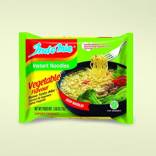 Indomie Instant Noodle Soup Vegetable Flavour 2.65oz(75g) x 30 Packs - Anytime Basket