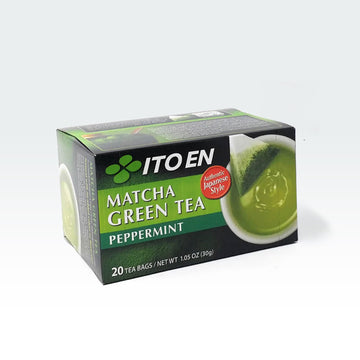 ITO EN Matcha Green Tea Peppermint Tea Bags - Anytime Basket