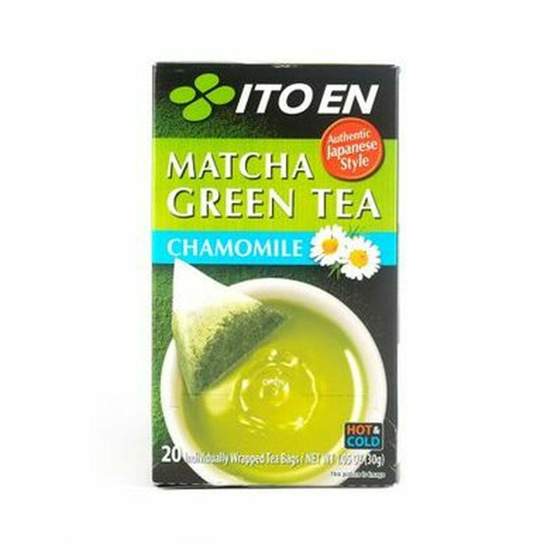 ITO EN Matcha Green Tea Chamomile Tea Bags - Anytime Basket