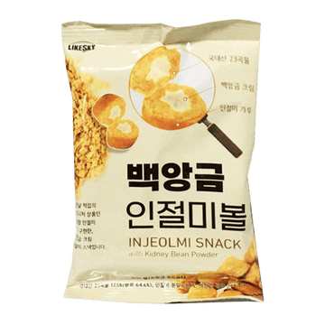 Likesky Injeolmi Rice Ball Snack White Paste 1.76oz(50g) - Anytime Basket