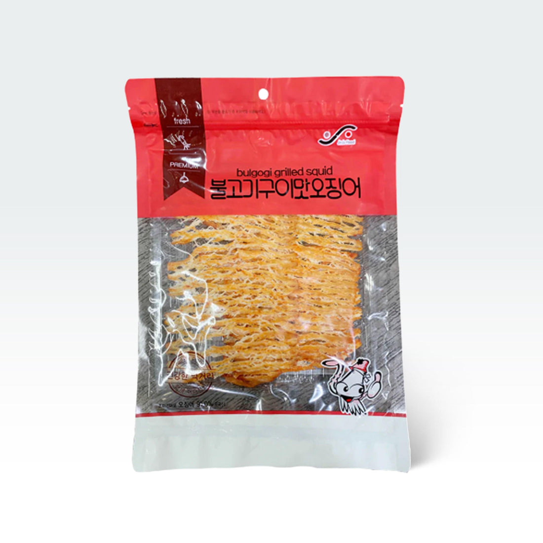 Jinju Bulgogi Flavor Dried Squid 2.47oz(70g) - Anytime Basket