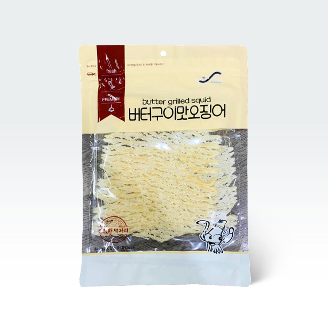 Jinju Butter Grilled Flavor Dried Squid 2.47oz(70g) - Anytime Basket