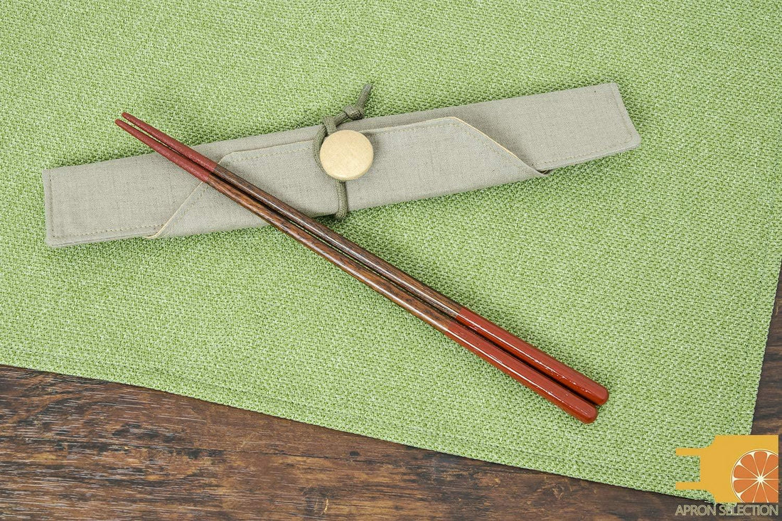 Japanese Lacquered Natural Wooden Chopsticks - Anytime Basket