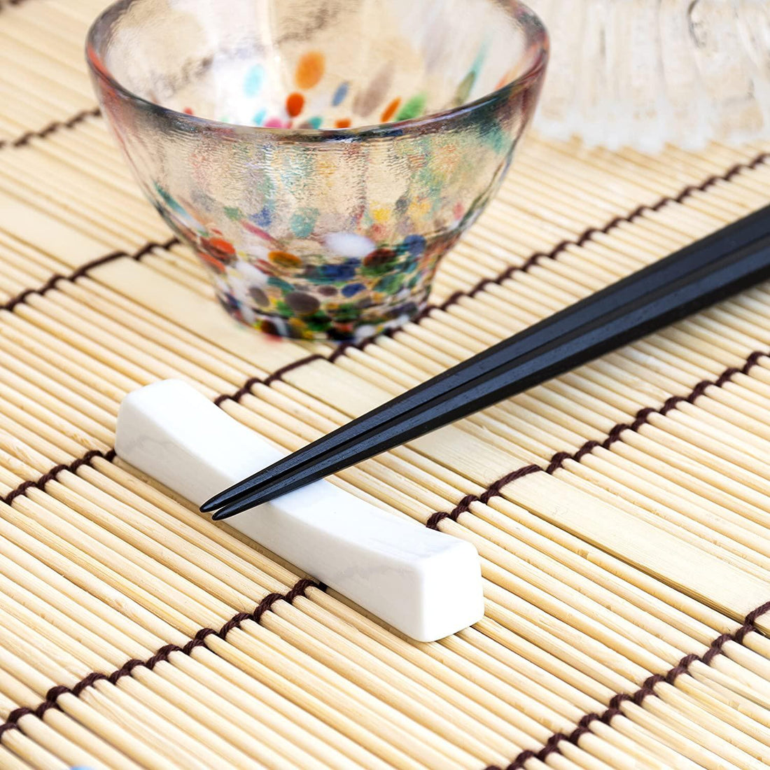 Natural Lacquered Heptagonal Chopsticks Edo Kibashi - Anytime Basket