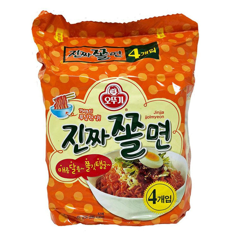 Ottogi Jinjja Jjolmyeon 5.29oz(150g) x 4 Packs - Anytime Basket