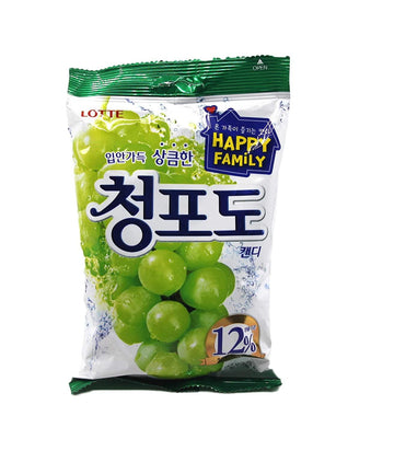 Lotte Green Grape Flavor Hard Candy 5.39oz(153g) - Anytime Basket