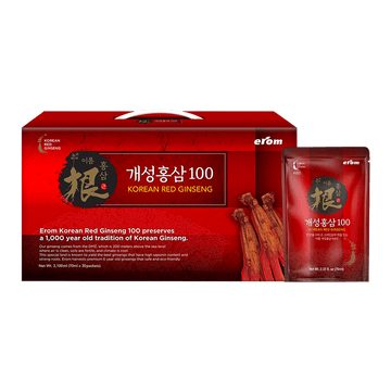 Erom Korean Red Ginseng 100 71fl.oz(2,100ml) (30 pouches) - Anytime Basket