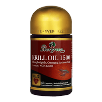 Evergreen Krill Oil 1500 60 Caps - Anytime Basket