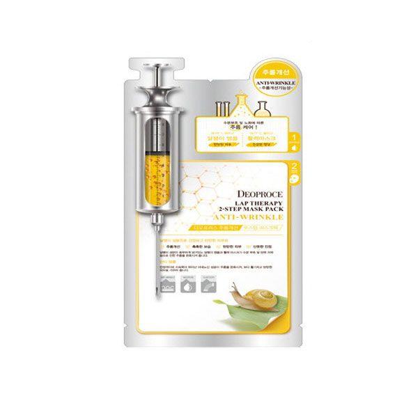 Deoproce Lap Therapy Snail Anti-Wrinkle Ampoule Sheet Mask 0.88oz(25g) - Anytime Basket