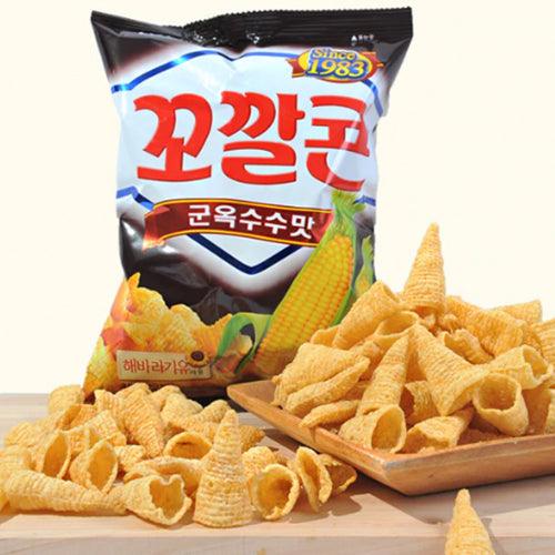 Lotte BBQ Corn Snack 5.08oz(144g) - Anytime Basket