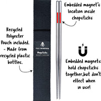MAGSTICKS Premium Magnetic Titanium Chopsticks - Anytime Basket