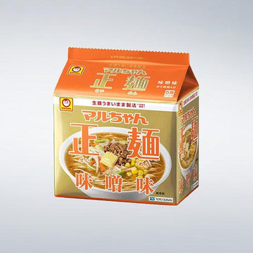 Maruchan Seimen Japanese Instant Ramen Noodles Miso Taste 3.7oz(105g) x 5 Packs - Anytime Basket