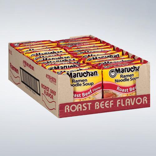 Maruchan Ramen Roast Beef 3oz(85g) x 24 Packs - Anytime Basket