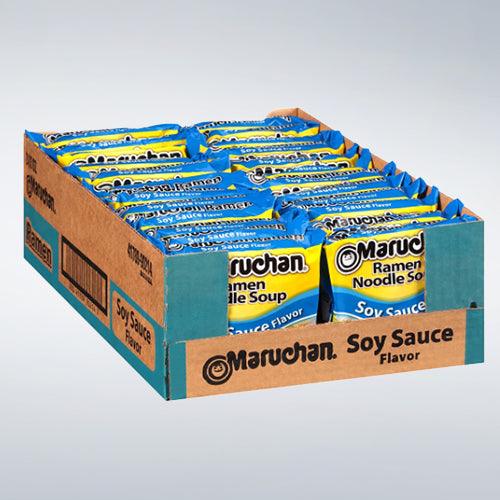 Maruchan Ramen Soy Sauce Flavor 3oz(85g) x 24 Packs - Anytime Basket