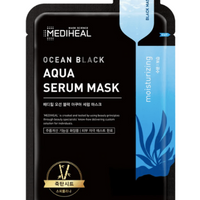 MEDIHEAL Ocean Black Aqua Serum Mask 5pcs/boxes