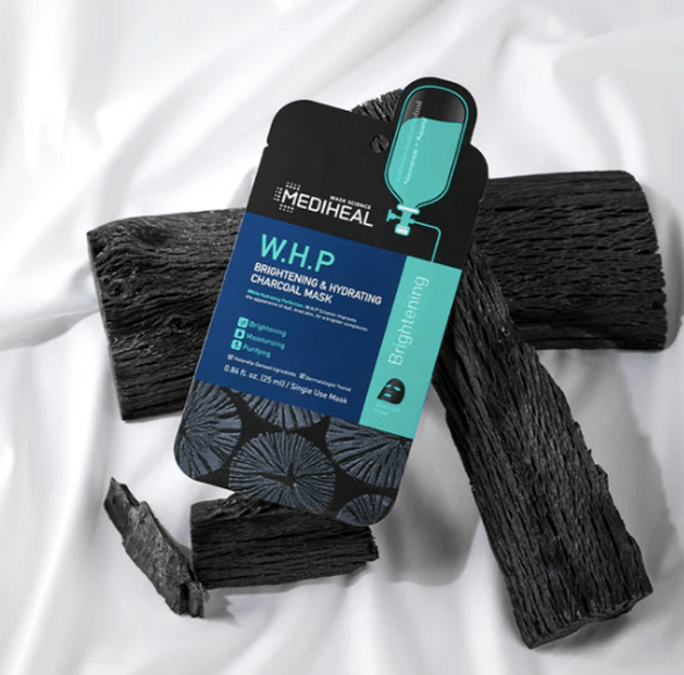 MEDIHEAL W.H.P Brightening & Hydrating Charcoal Mask 10sheets