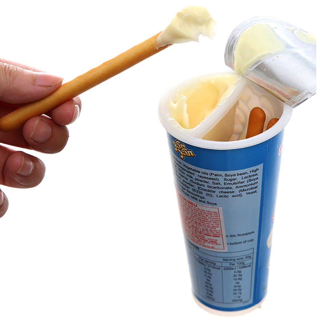 Meiji Yan Yan Cracker Stick With Dip - Vanilla Cream 2oz – Anytime Basket