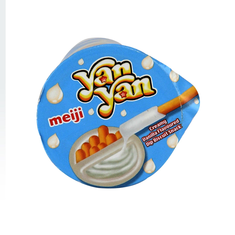 Meiji Yan Yan Cracker Stick With Dip - Vanilla Cream 2oz - Anytime Basket