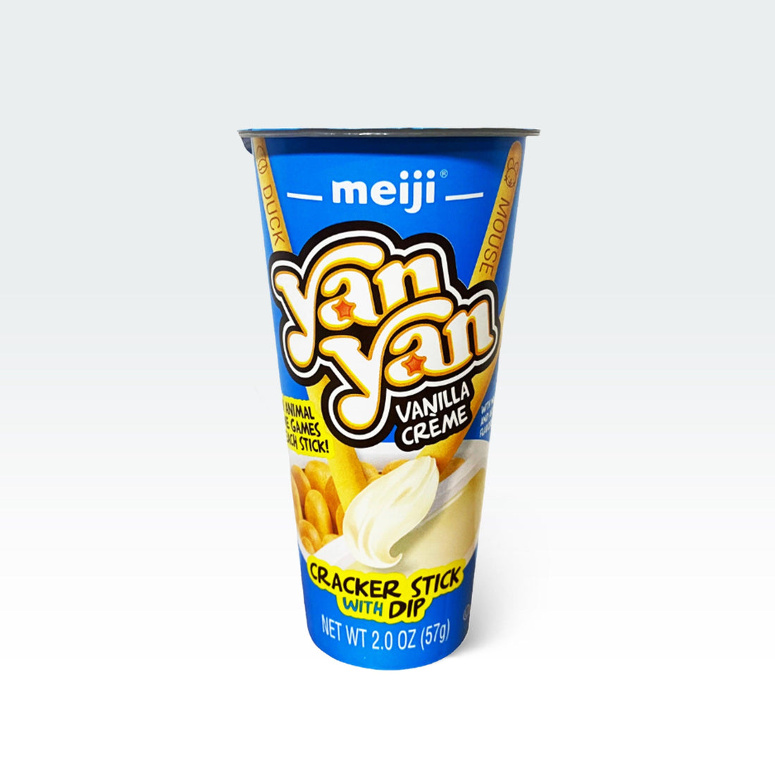 Meiji Yan Yan Cracker Stick With Dip - Vanilla Cream 2oz - Anytime Basket