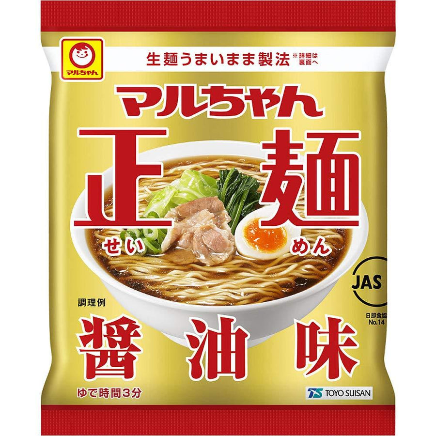 Maruchan Seimen Japanese Instant Ramen Noodles Soy Sauce Taste 3.7oz(105g) x 5 Packs - Anytime Basket