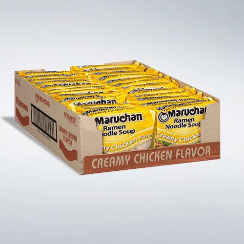 Maruchan Ramen Creamy Chicken Flavor, 3 Oz, Pack of 24 - Anytime Basket