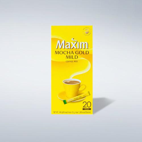 Maxim Mocha Gold Mild Coffee Mix 0.42oz(12g) 20 Sticks - Anytime Basket