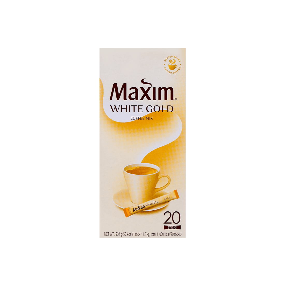Maxim White Gold Coffee Mix 20 pack - Anytime Basket