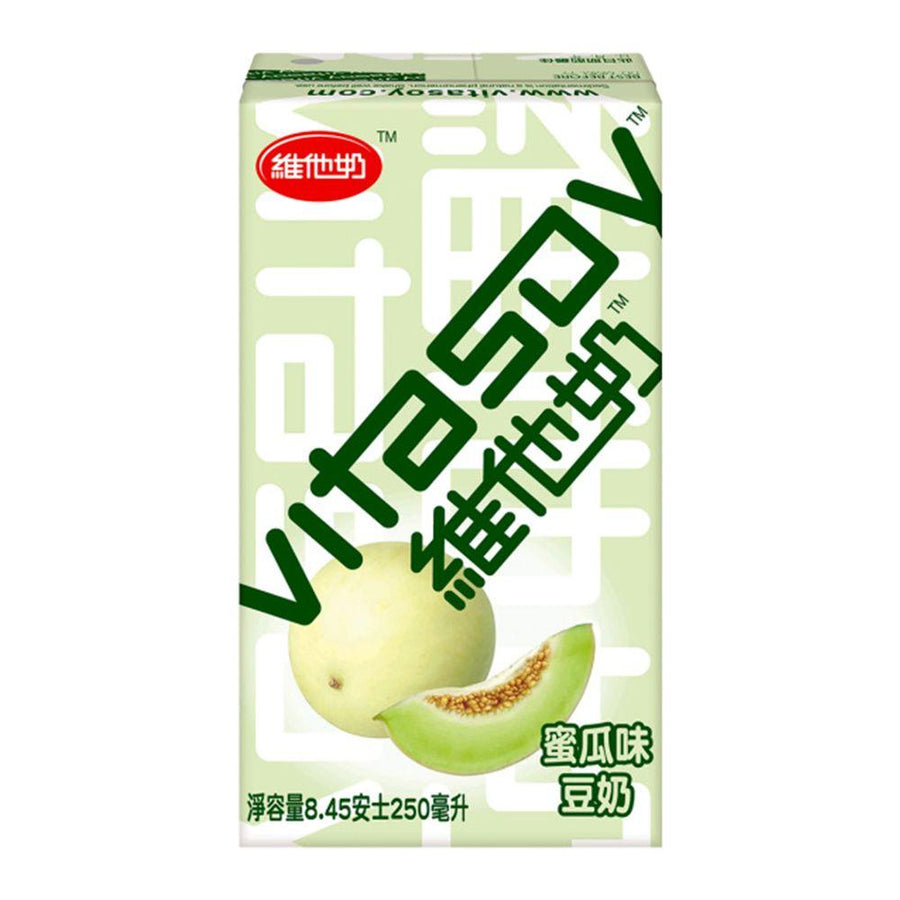 Vita Melon Flavored Soy Drink 8.45 fl.oz(250ml) 6 Packs - Anytime Basket