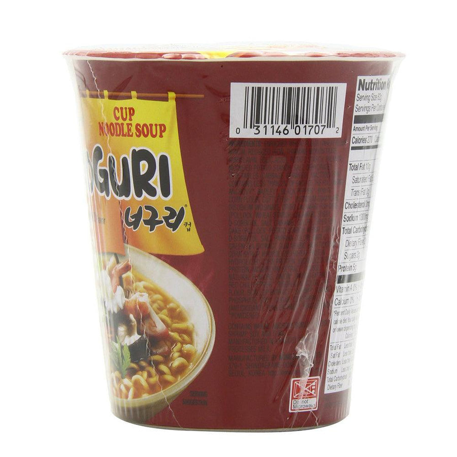 NONGSHIM Neoguri Spicy Seafood Flavor Noodle Soup 2.64oz(75g) - Anytime Basket
