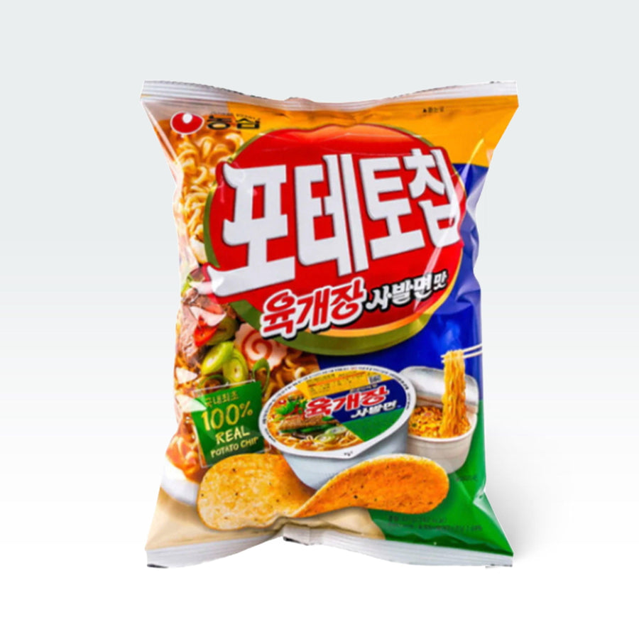 Nongshim Potato Chip Yookgaejang Flavor 4.4oz(125g) - Anytime Basket