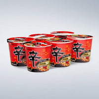 Nongshim Shin Cup Noodle Soup 2.64oz(75g) x 6 Cups - Anytime Basket