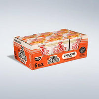 Nissin The Original Cup Noodles Chicken Flavor Ramen Noodle Soup 2.25oz(64g) x 6 Cups - Anytime Basket