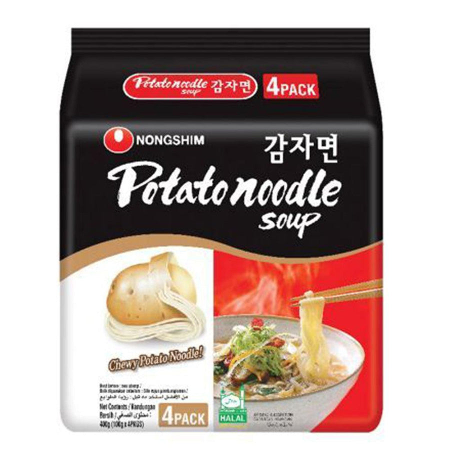 Nongshim Potato Noodle Soup 3.52oz(100g) x 4 Packs - Anytime Basket