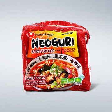 Nongshim Neoguri Spicy 4.2oz(120g) x 4 Packs - Anytime Basket