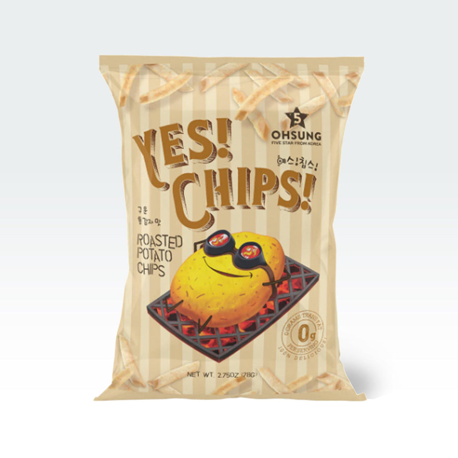 Ohsung Yes! Chips! Roasted Potato Crisps 2.6oz(78g) - Anytime Basket