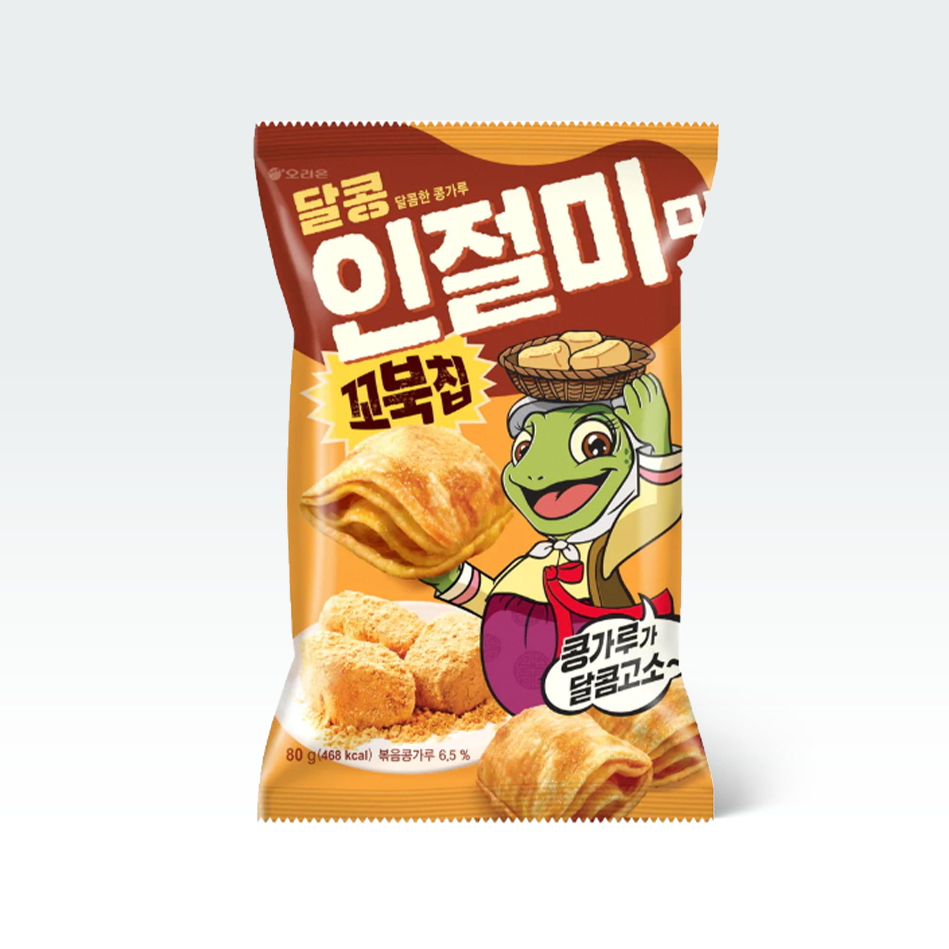 Orion Turtle Chips Corn Sweet Bean 5.64oz(160g) Anytime Basket