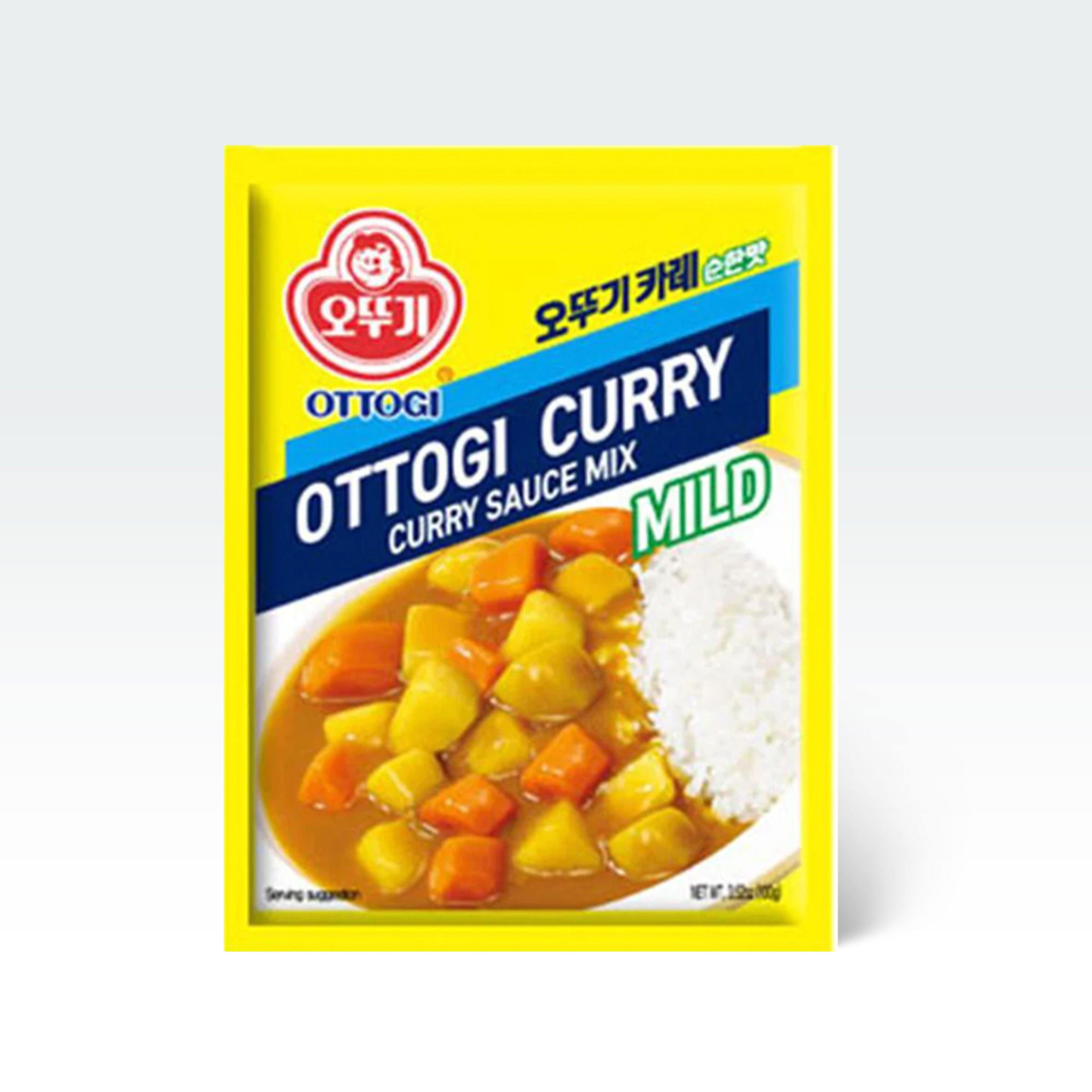 Ottogi Curry Mix Mild Flavor 3.53oz(100g) Anytime Basket