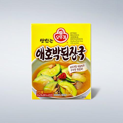 Ottogi Soybean Paste Soup With Zucchini Mix 1.27oz(36g) - Anytime Basket