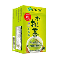 ITO EN Oi Ocha Genmai Tea Tea Bags 0.07oz(2g) 20 Tea Bags - Anytime Basket