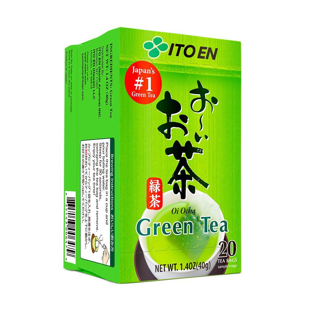 ITO EN Oi Ocha Green Tea Tea Bags 0.07oz(2g) 20 Tea Bags - Anytime Basket