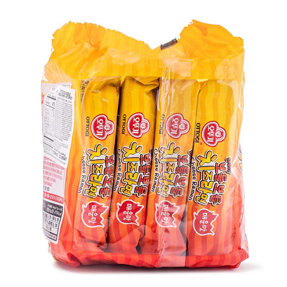 Ottogi Spicy Cheese Ramen 3.92oz(111g) x 4 Packs - Anytime Basket