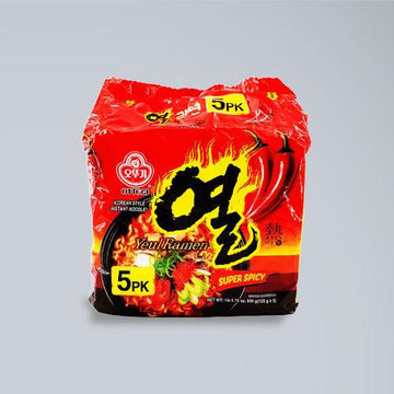 Ottogi Yeul Ramen Super Spicy 4.24oz(120g) x 5 Packs - Anytime Basket
