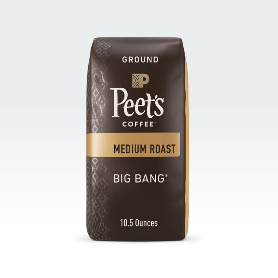 Peet's Coffee Big Bang Medium Roast Ground Coffee Bag - 10.5 Oz