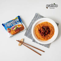 Paldo Fun & Yum Bibim Men Instant Cold Noodles 4.58oz(130g) x 5 Packs - Anytime Basket