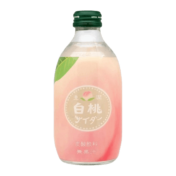 Tomomasu Peach Sparkling Soda 10.58oz(300ml) - Anytime Basket