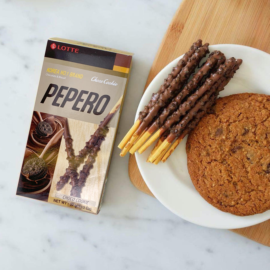 Lotte Pepero Choco Cookie 1.13oz(32g) - Anytime Basket