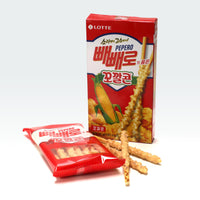 Lotte Pepero Kkokkal Corn 1.66oz(47g) - Anytime Basket