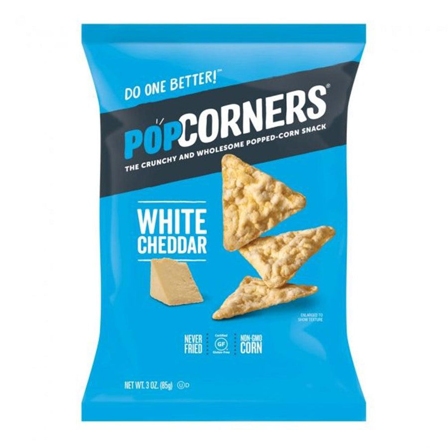 PopCorners Popped Corn Chips White Cheddar 5oz(142g) - Anytime Basket