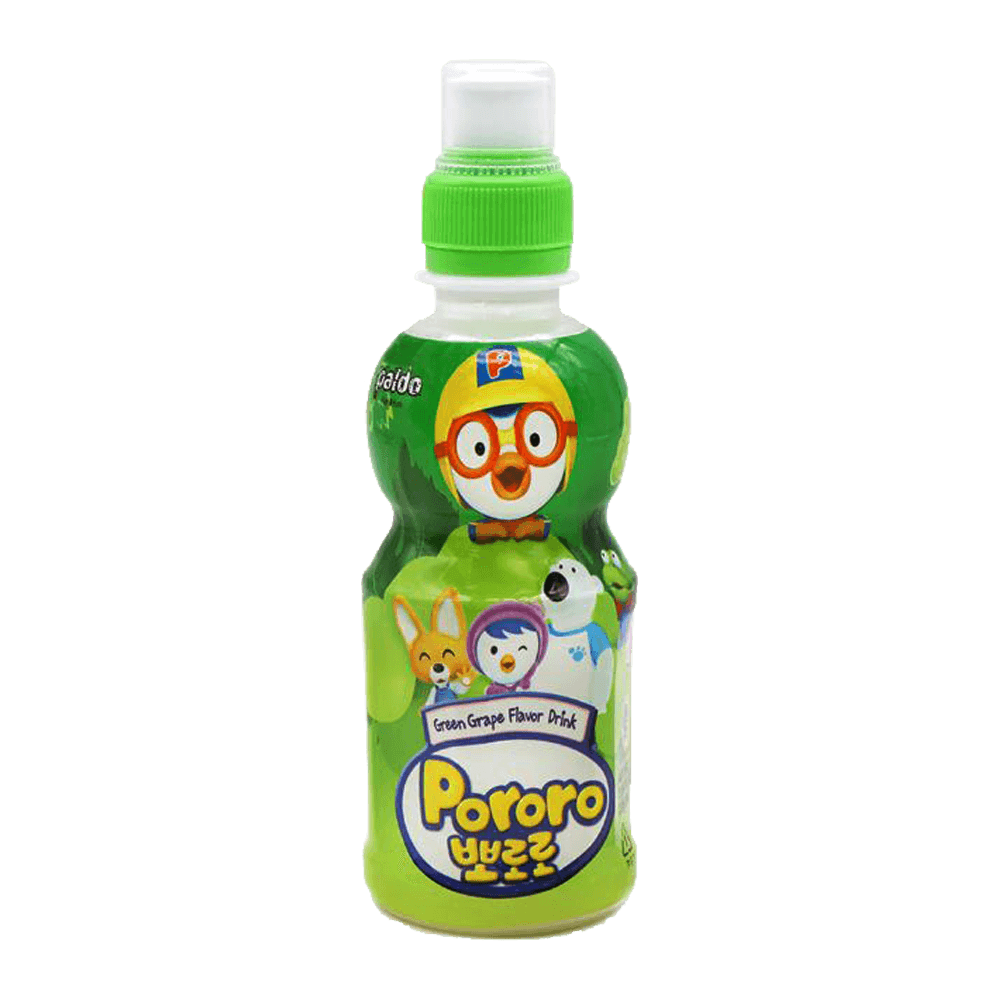 Pororo Drink Green Grape Flavor 7.95 fl.oz(235ml) - Anytime Basket